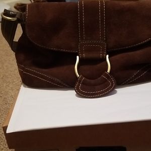 Handbags suede shoulder bag